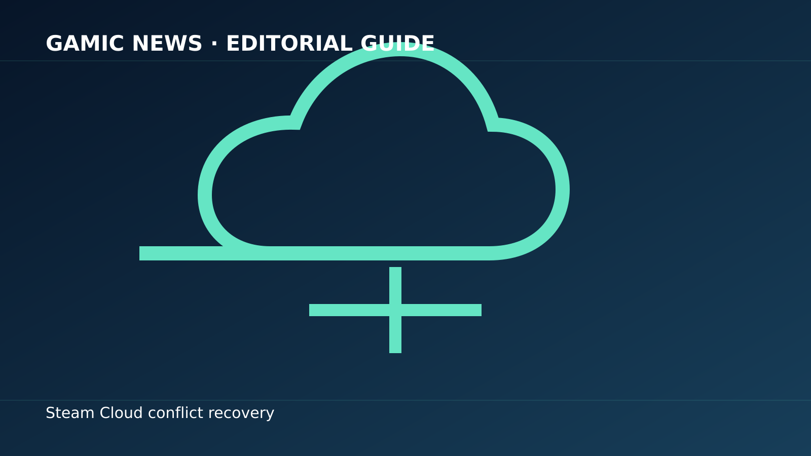 Original editorial illustration of two save-file paths converging on a protected backup